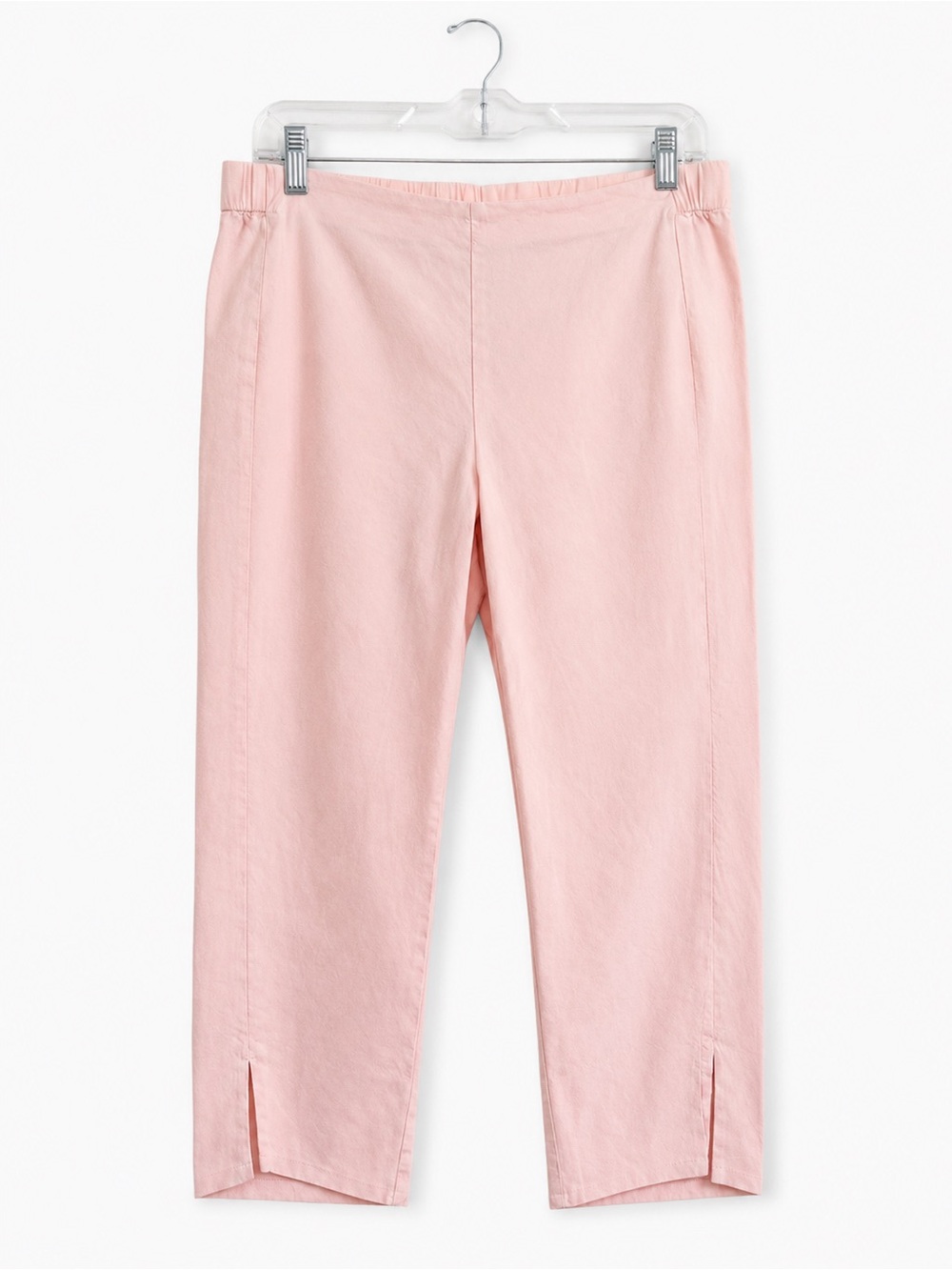 J.Jill Linen Stretch Blush Pink Cropped Pants MP